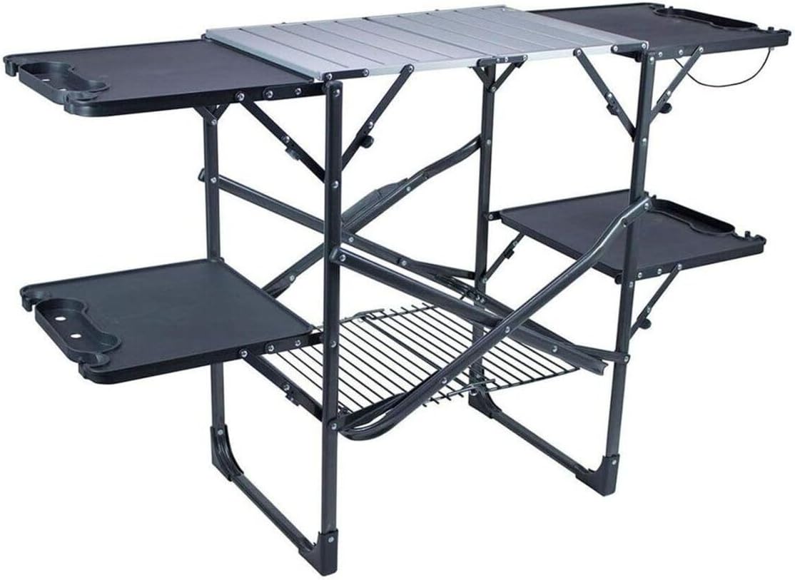 Camping Cooking Top - Mesa de Cozinha Portátil Dobrável para