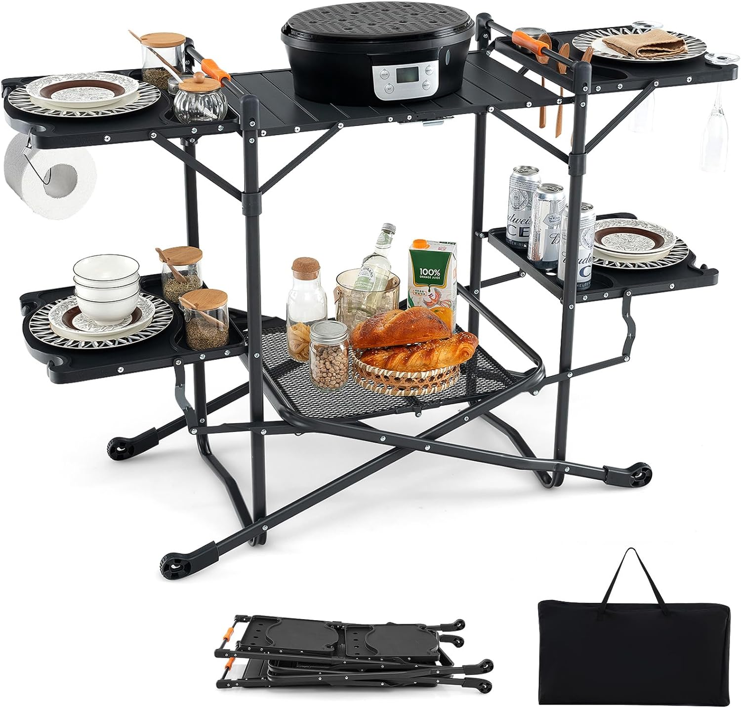 Camping Cooking Top - Mesa de Cozinha Portátil para Acampamento