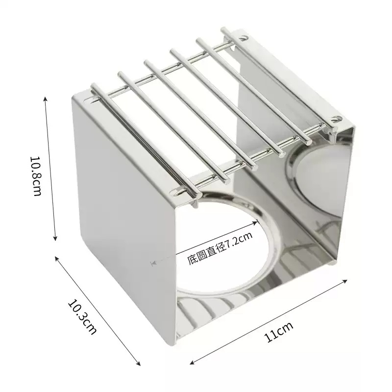 Camping Cooking Stove - Suporte Quadrado de Aço Inoxidável para