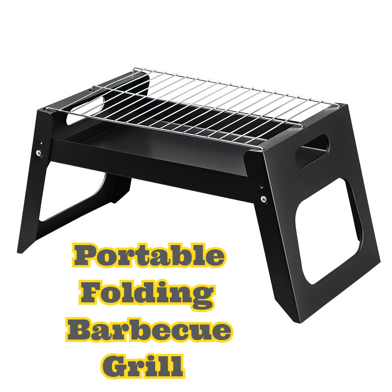 Camping Cooking Stove - Grelhador a carvão portátil dobrável compacto