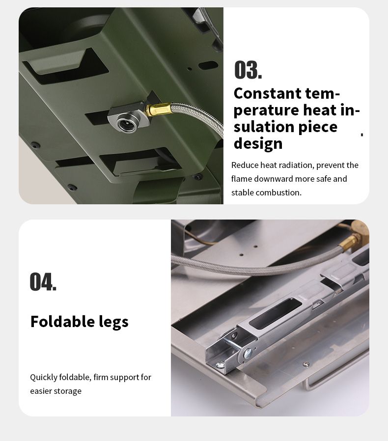 Fogão Portátil para Camping, M - Camping Cooking Top avaliação e preço