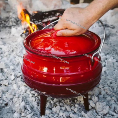 Novo pote potjie de ferro fund - Camping Cooking Cast Iron avaliação e preço