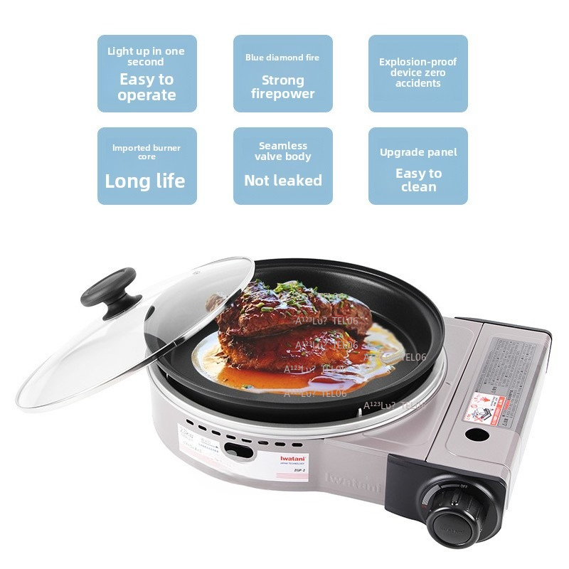 Fogão a Gás Portátil à Prova d - Camping Cooking Stove avaliação e preço
