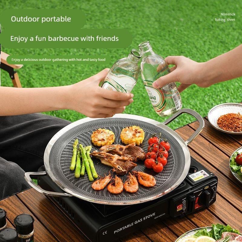 Panela de Grelhar Multifuncion - Camping Cooking Stove avaliação e preço
