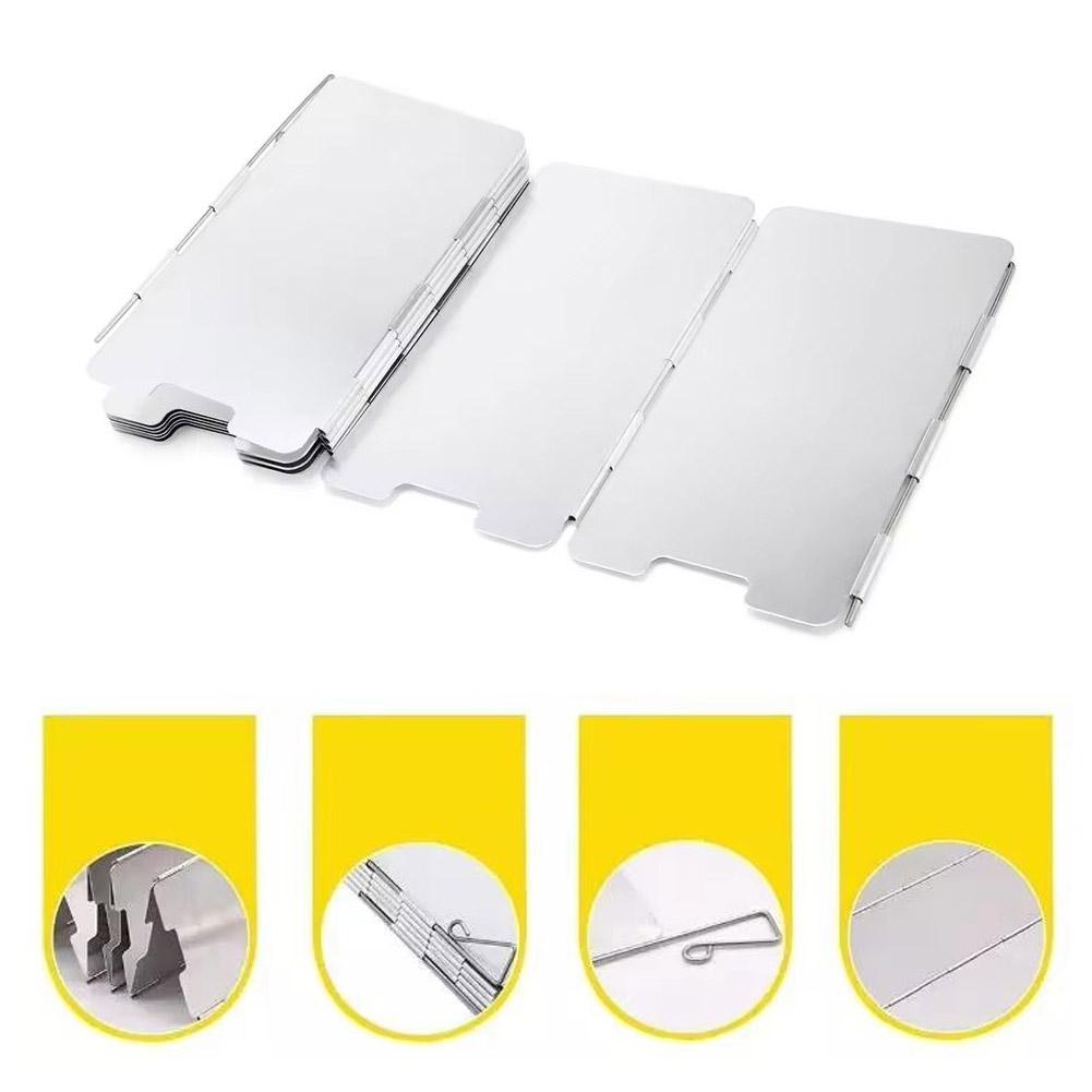 Escudo de vento dobrável ao ar - Camping Cooking Windshield avaliação e preço