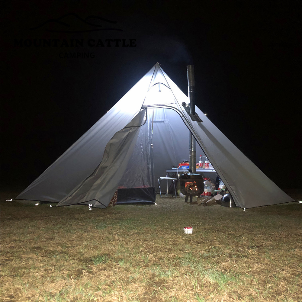 Barraca piramidal de inverno p - Camping Cooking Tent avaliação e preço