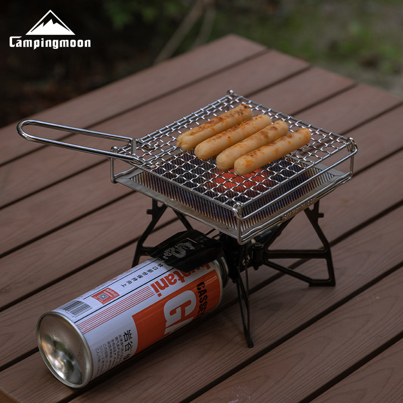 CAMPINGMOON Grelha Dobrável de - Camping Cooking Stove avaliação e preço