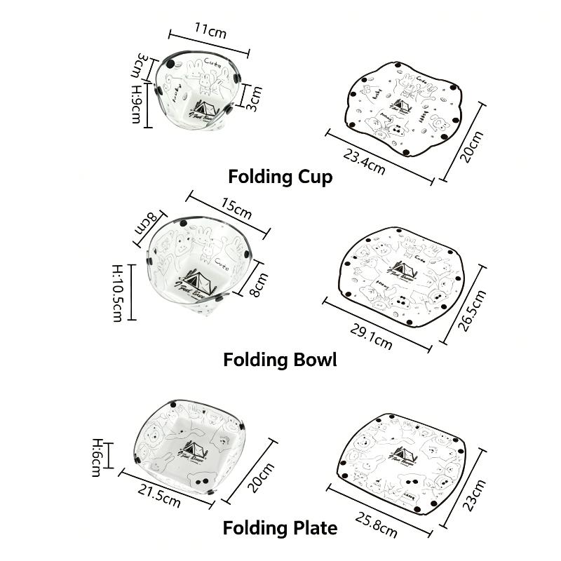 Conjunto de 1/3 peças de tigel - Camping Cooking Disc avaliação e preço