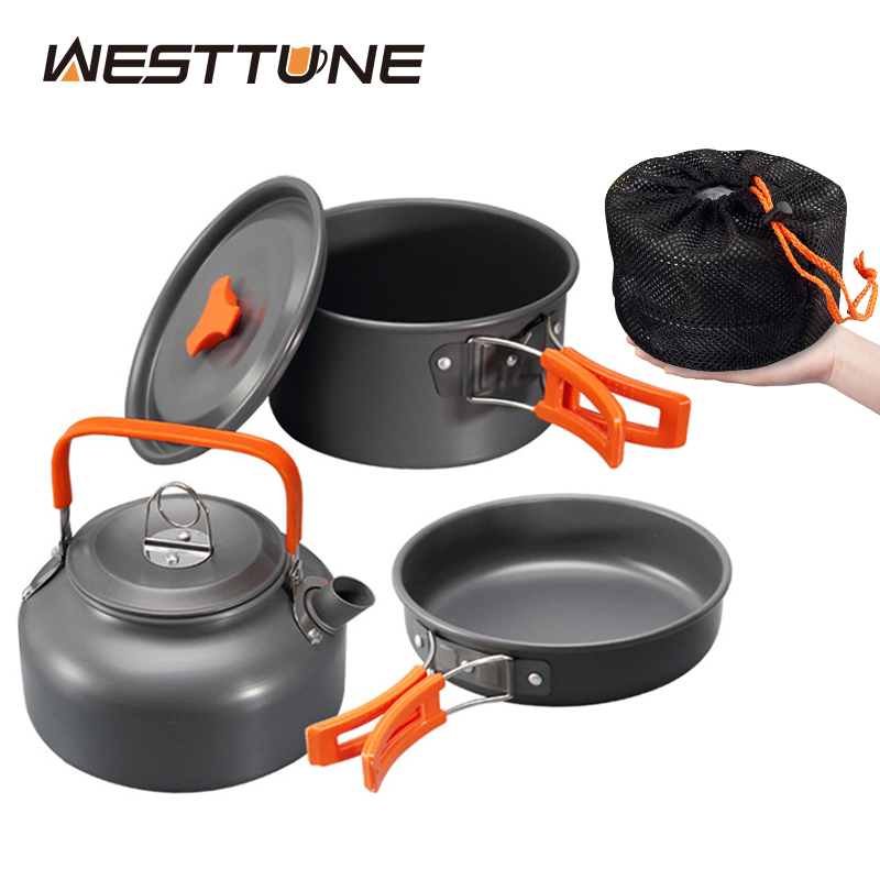 Westtune kit de panelas de aca - Camping Cooking And Eating avaliação e preço