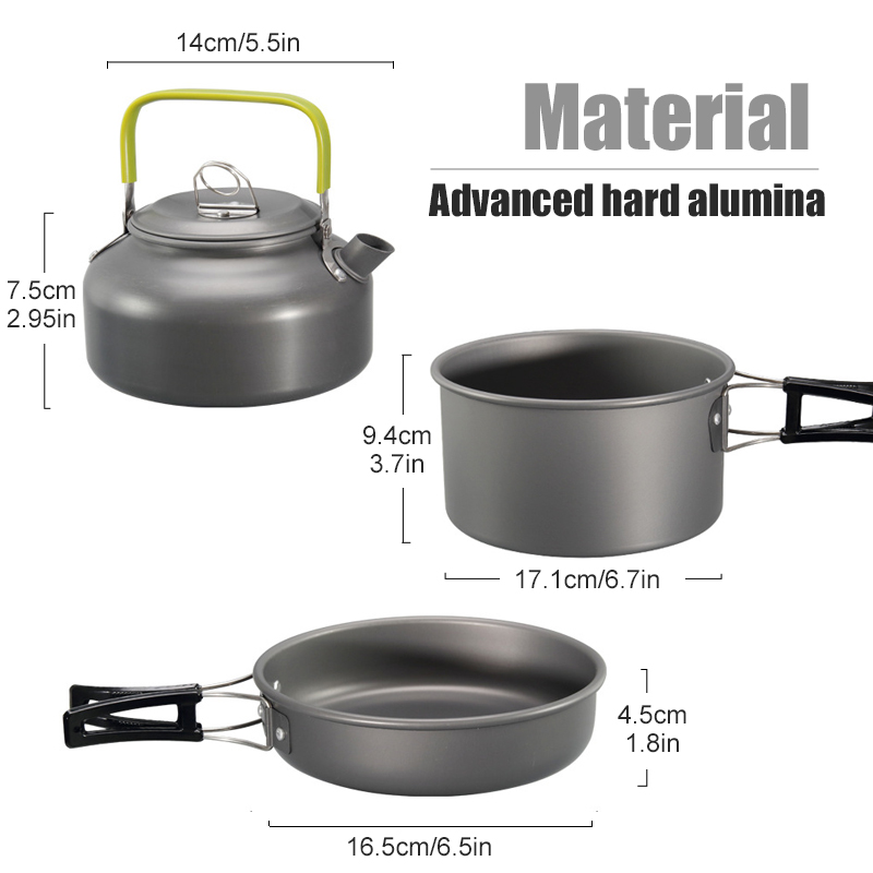 Westtune kit de panelas de aca - Camping Cooking And Eating avaliação e preço