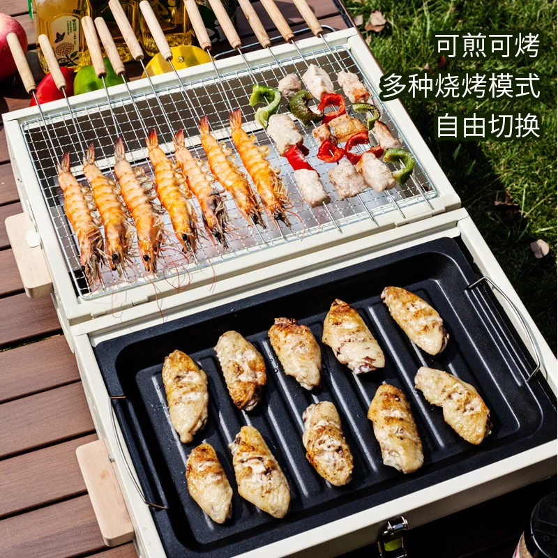 Forno de Churrasco Doméstico P - Camping Cooking Stove avaliação e preço