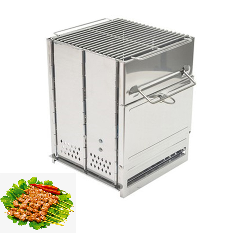 Fogão a Lenha Portátil Desmont - Camping Cooking Stove avaliação e preço