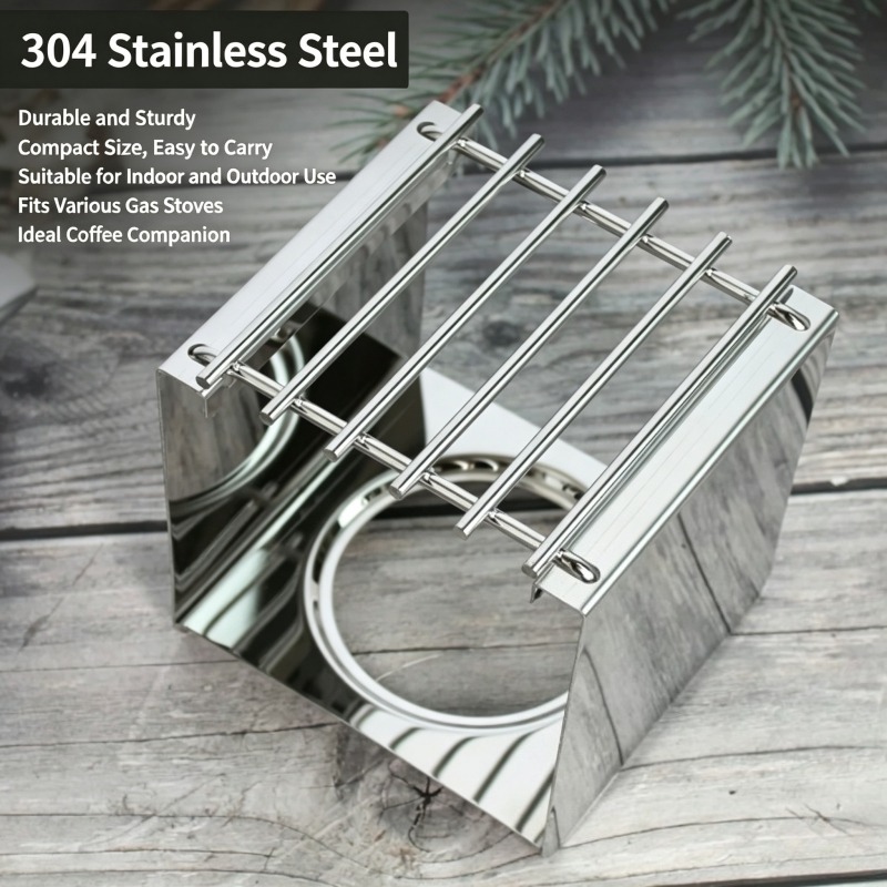 Suporte Quadrado de Aço Inoxid - Camping Cooking Stove avaliação e preço