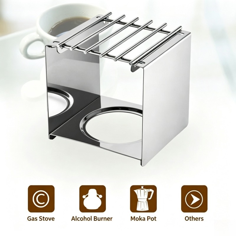 Suporte Quadrado de Aço Inoxid - Camping Cooking Stove avaliação e preço
