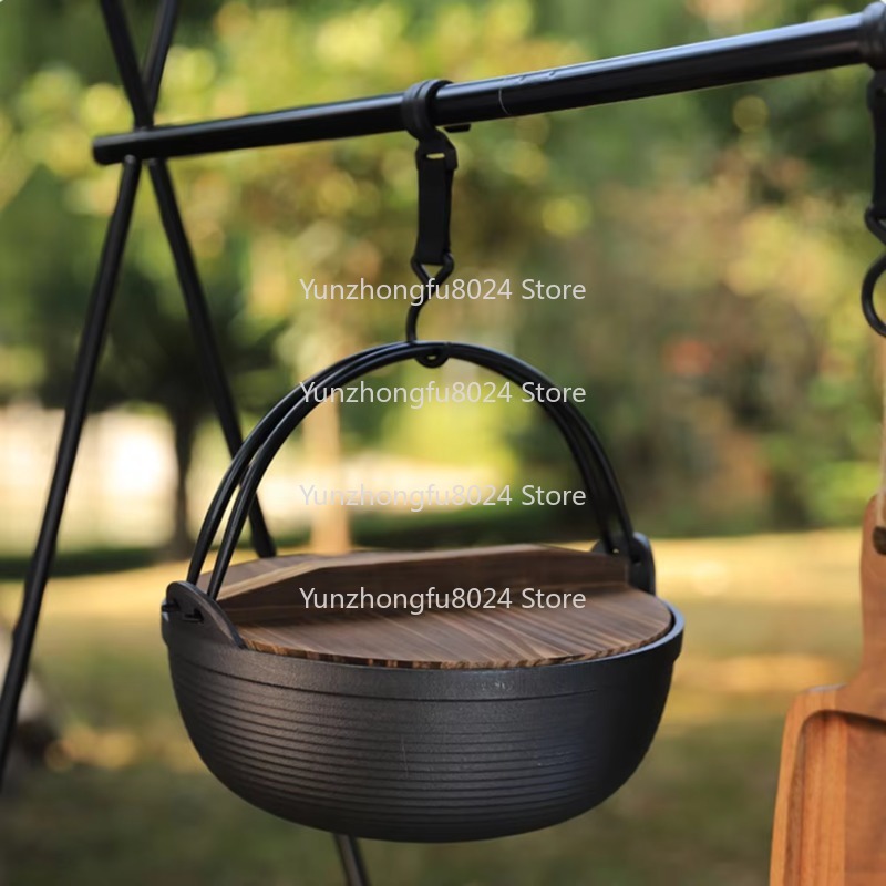 Pote de acampamento ao ar livr - Camping Cooking Cast Iron avaliação e preço