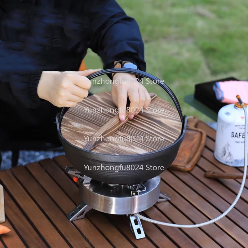 Pote de acampamento ao ar livr - Camping Cooking Cast Iron avaliação e preço