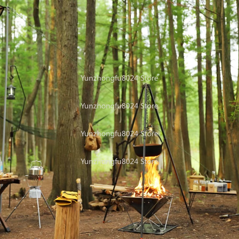 Pote de acampamento ao ar livr - Camping Cooking Cast Iron avaliação e preço