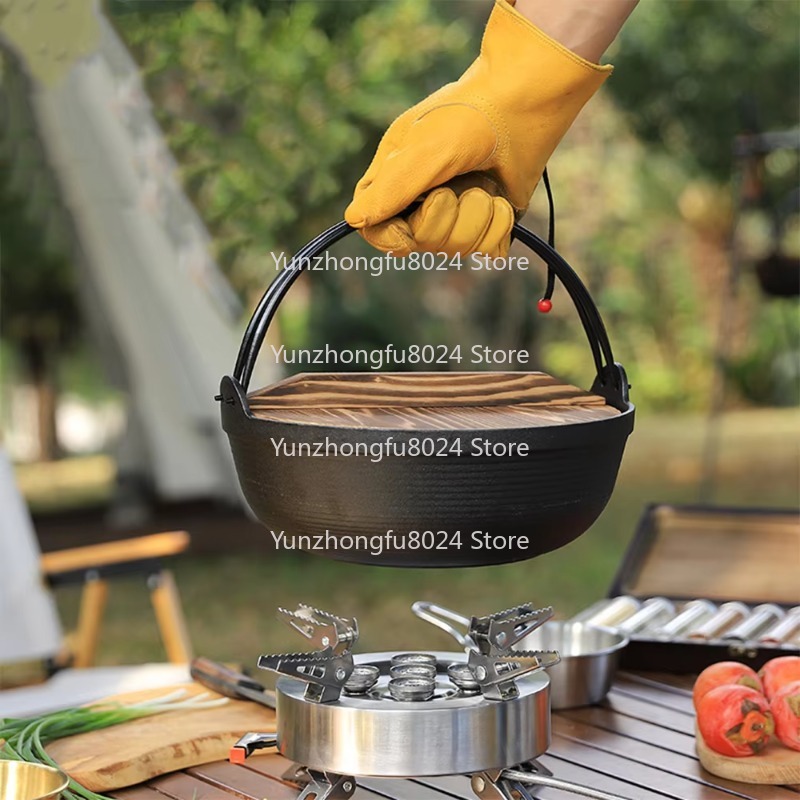 Pote de acampamento ao ar livr - Camping Cooking Cast Iron avaliação e preço