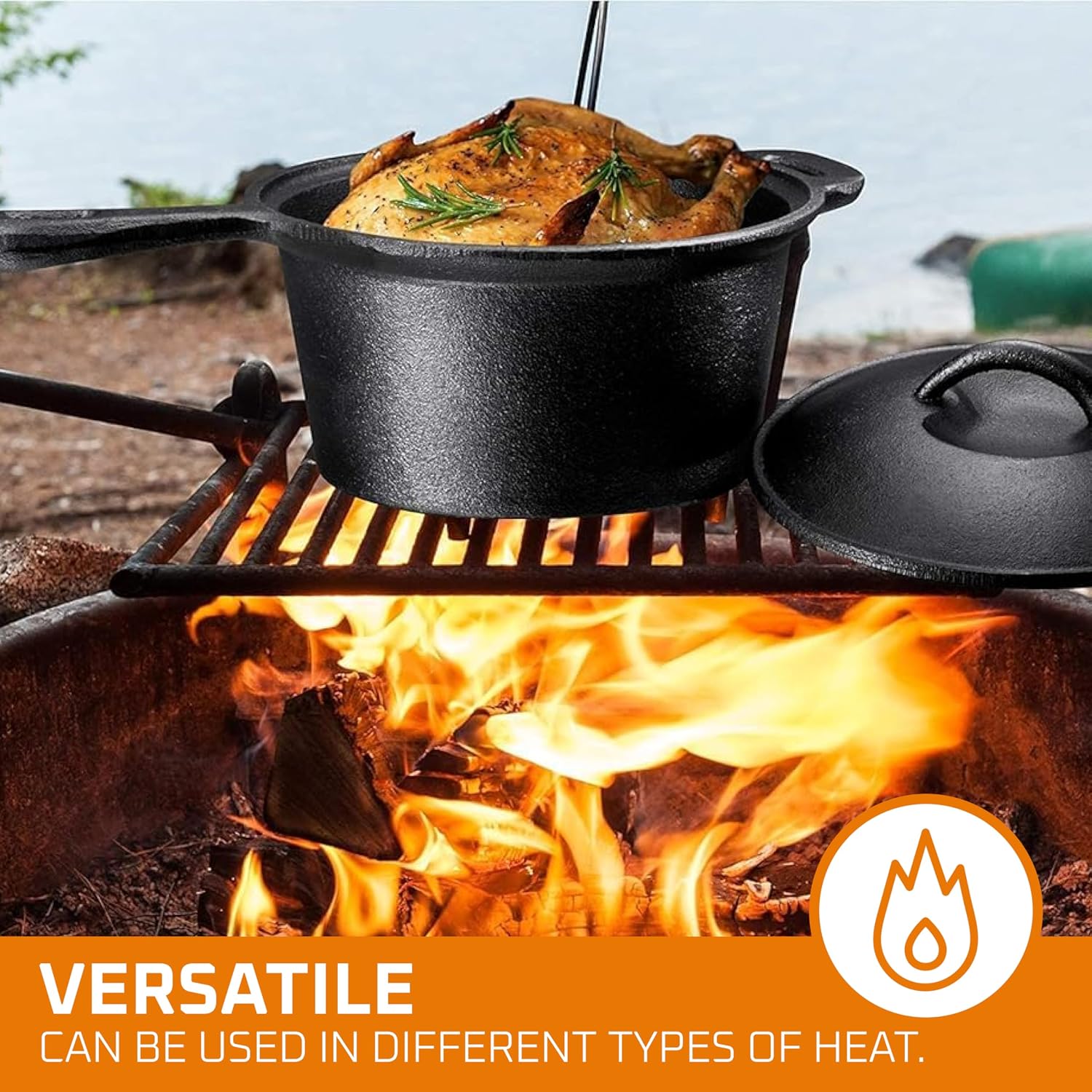 Conjunto de Cozinha para Campi - Camping Cooking Cast Iron avaliação e preço