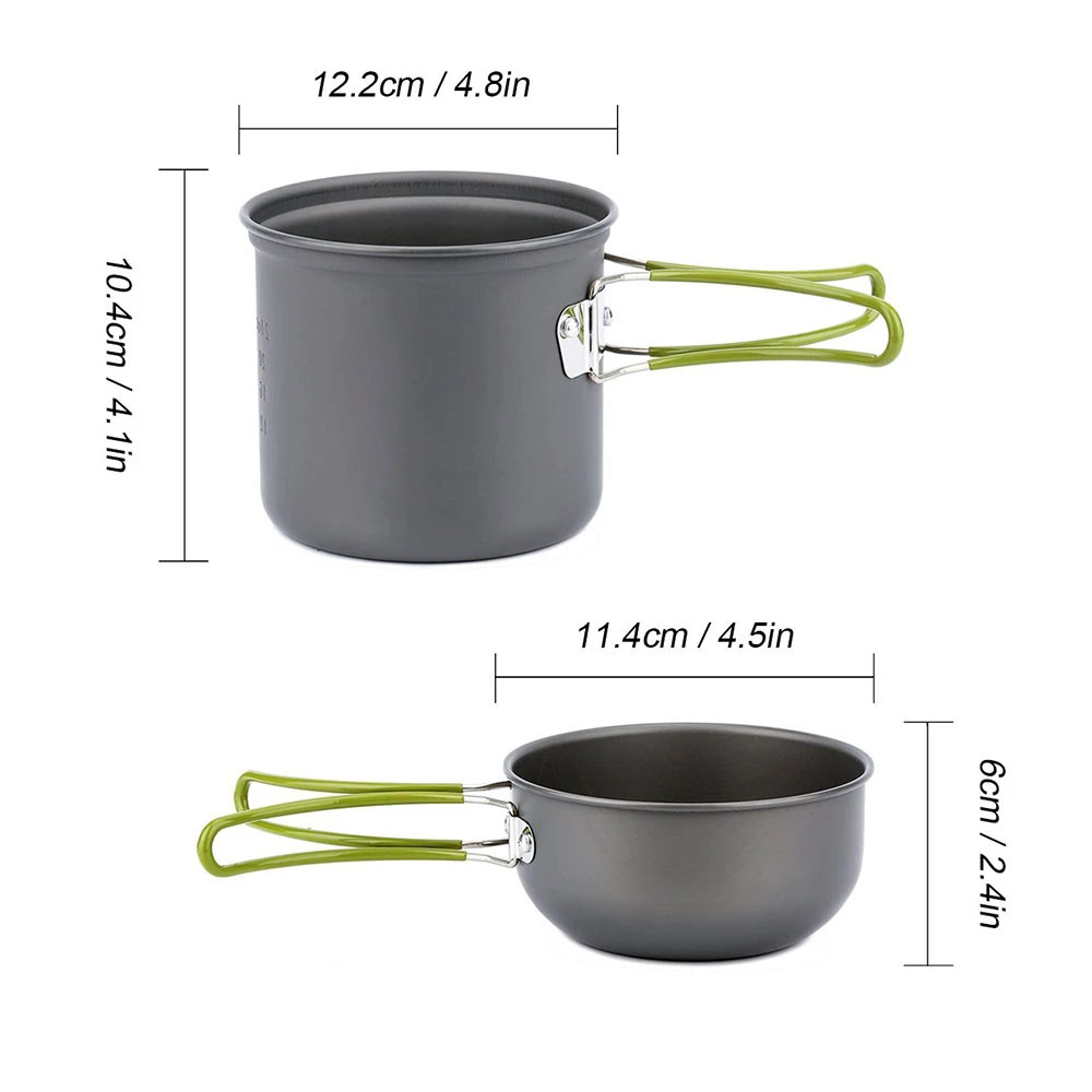 Kit de panelas de acampamento  - Camping Cooking Stove avaliação e preço