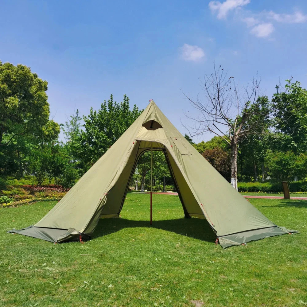 Nova barraca piramidal com sai - Camping Cooking Tent avaliação e preço