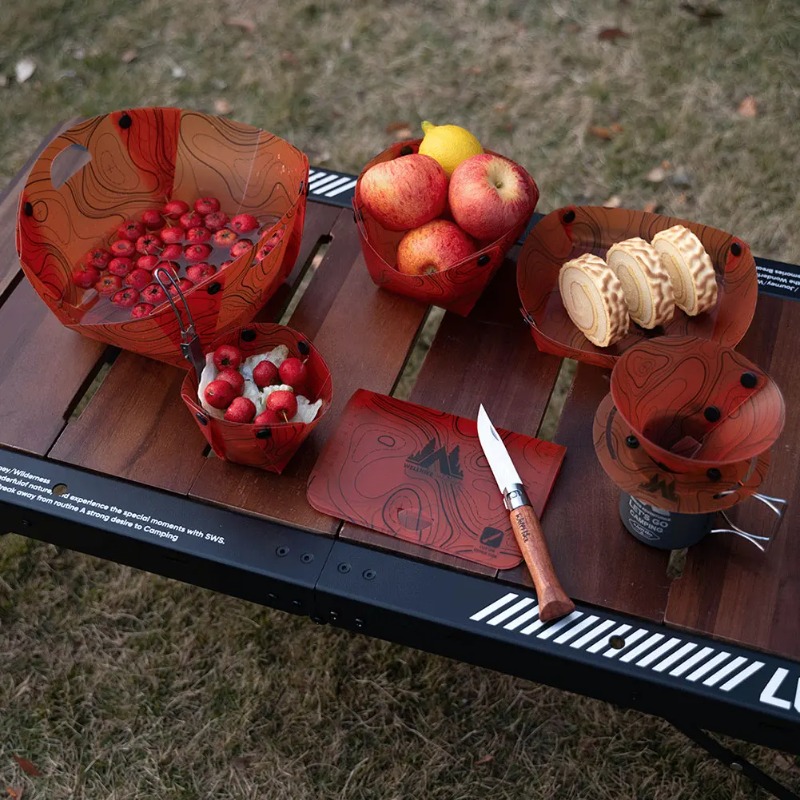 Dobrável acampamento talheres  - Camping Cooking Disc avaliação e preço